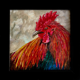 rooster - San Diego Artist Karen Jones
