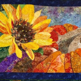 sunflower pumpkin - San Diego Artist Karen Jones