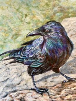 crow - San Diego Artist Karen Jones